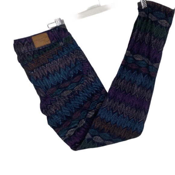 American Eagle Jeggings Feather Leaves - Picture 6 of 6